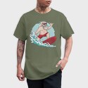 Surfing Santa, Tricou Barbati (Unisex)