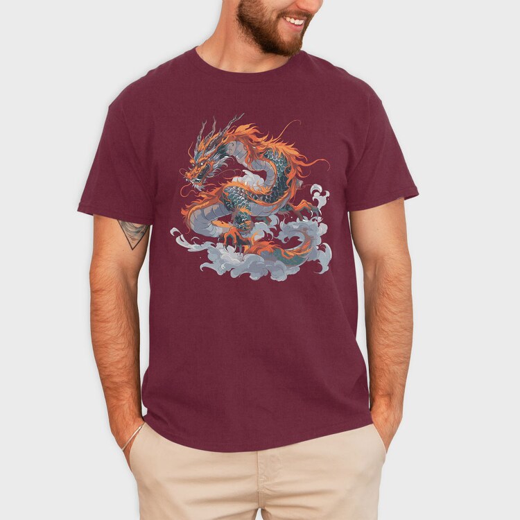 Dragon Chinese, Tricou Barbati (Unisex)