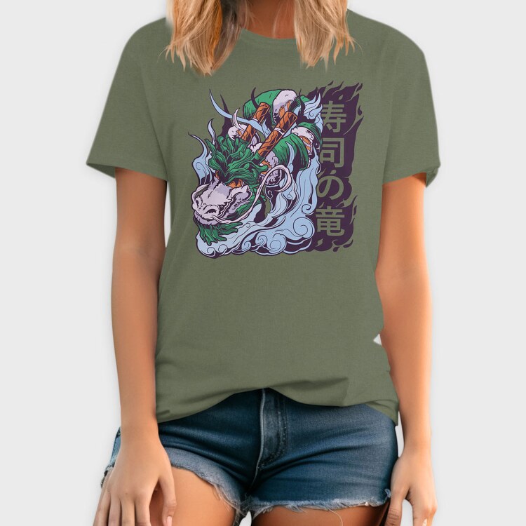 Sushi Dragon, Tricou Barbati (Unisex)