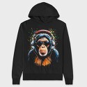 Monkey Dj, Hanorac Oversize Barbati (Unisex)