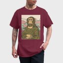 Monkey Mona Lisa, Tricou Barbati (Unisex)