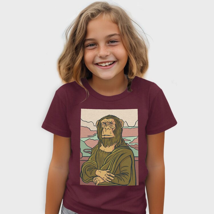 Monkey Mona Lisa, Tricou Copii