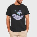Skater Astronaut, Tricou Barbati (Unisex)