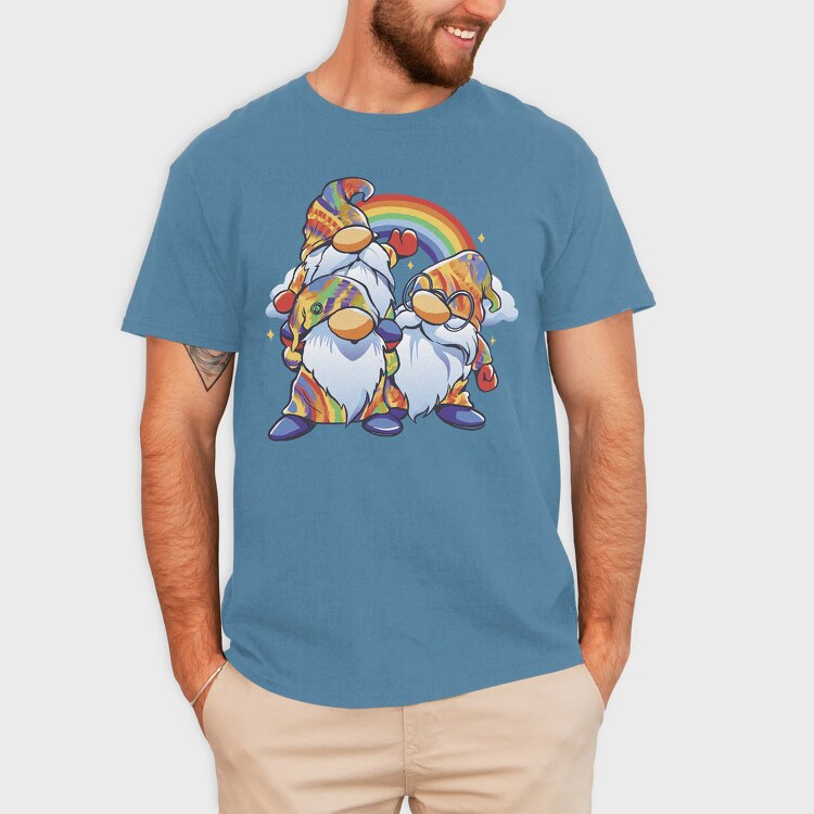 Hippie Gnomes, Tricou Barbati (Unisex)