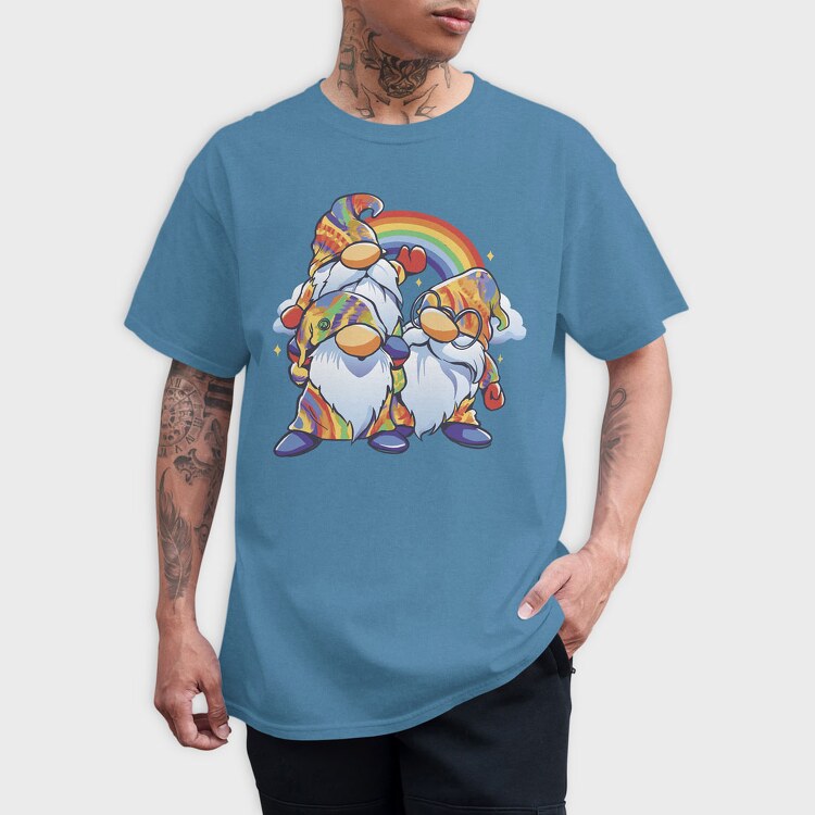 Hippie Gnomes, Tricou Barbati (Unisex)
