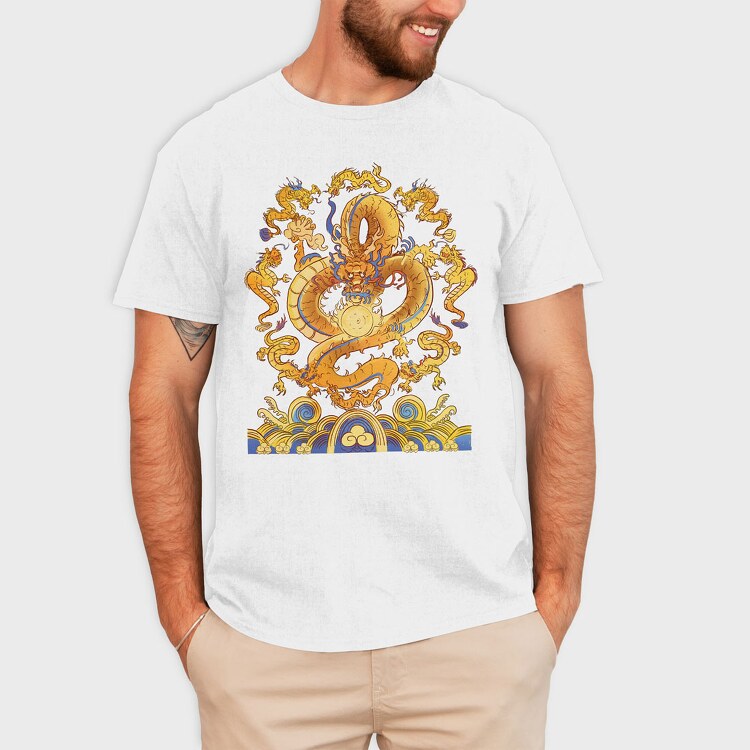 Dragon Traditional, Tricou Barbati (Unisex)