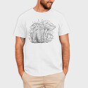 Cat Shroom, Tricou Barbati (Unisex)