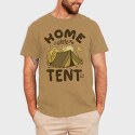 Home Is Where My Tent Is, Tricou Barbati (Unisex)