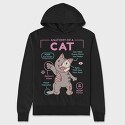 Anatomy of a Cat, Hanorac Oversize Barbati (Unisex)
