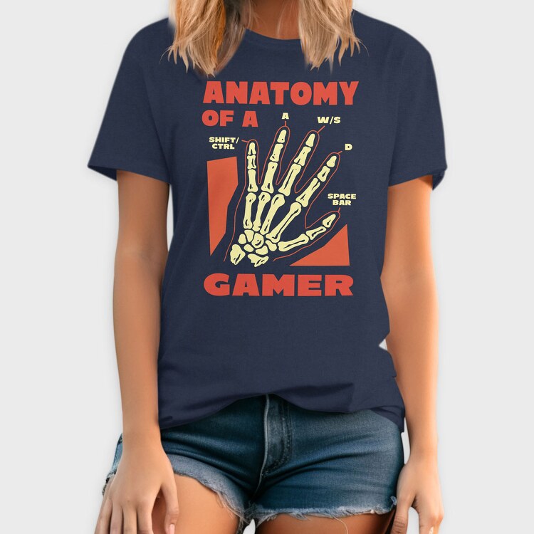 Anatomy of a Gamer, Tricou Barbati (Unisex)
