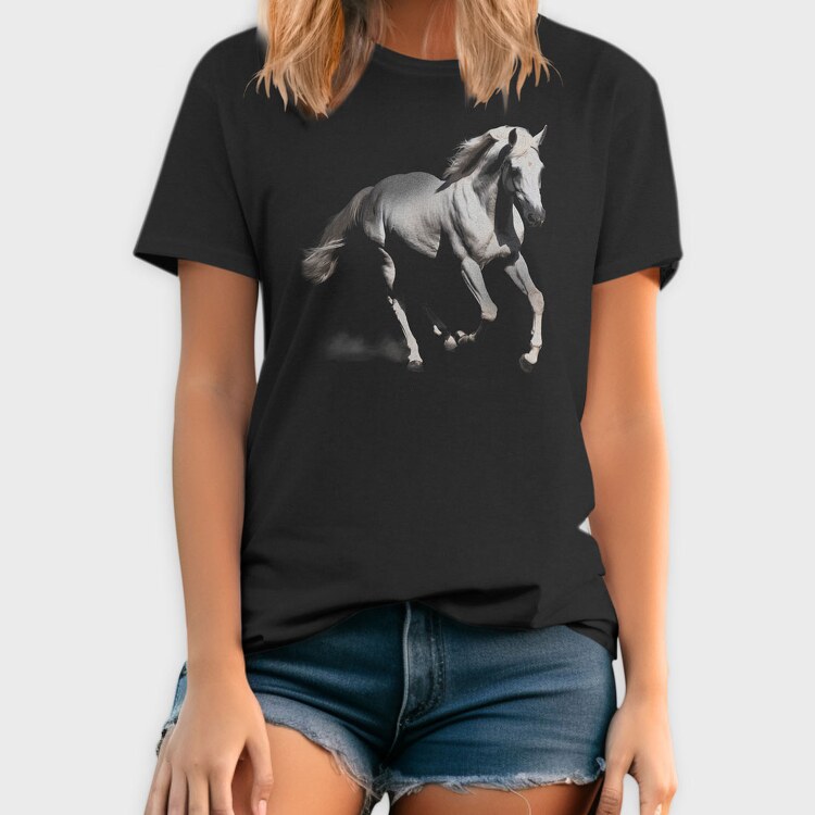 Horse Monochrome, Tricou Barbati (Unisex)