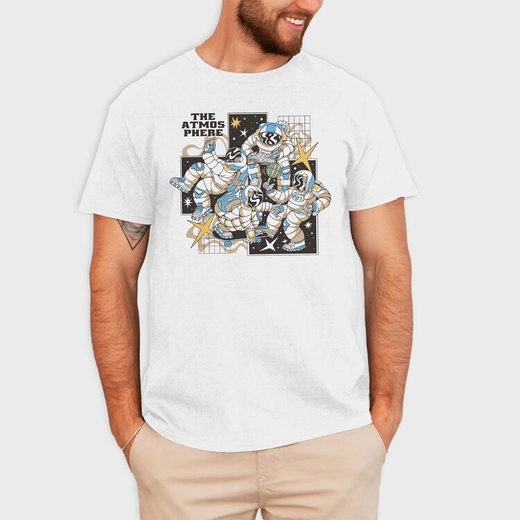 The Atmosphere, Tricou Barbati (Unisex)