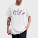 Eating Reading Sleeping Unicorn, Tricou Barbati (Unisex)