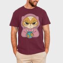 Angry Cat Coffee, Tricou Barbati (Unisex)