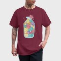 Cats Bottle, Tricou Barbati (Unisex)