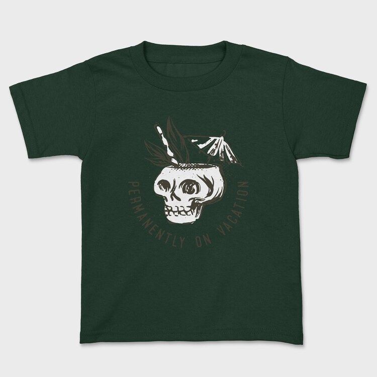 Summer Vacation Skull, Tricou Copii