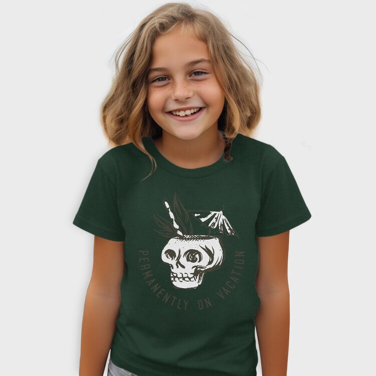 Summer Vacation Skull, Tricou Copii