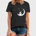 Cats Love Moon, Tricou Barbati (Unisex)