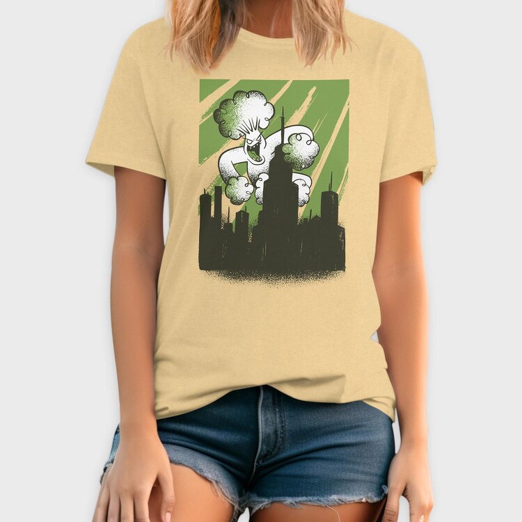 Broccoli Monster, Tricou Barbati (Unisex)