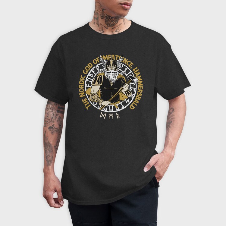The Nordic God Viking, Tricou Barbati (Unisex)