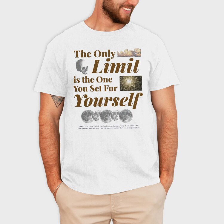 The Only Limit Is the One You Set for Yourself, Tricou Barbati (Unisex)