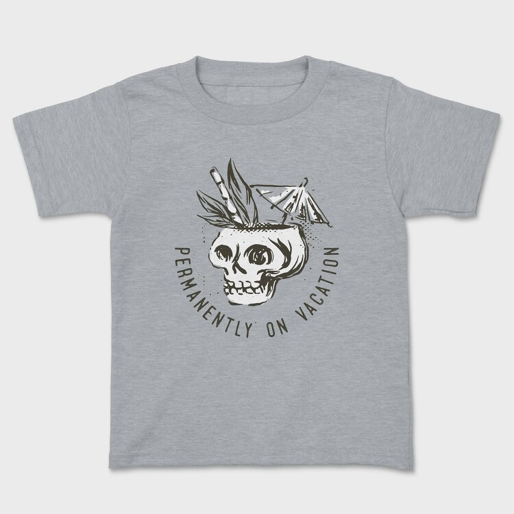 Summer Vacation Skull, Tricou Copii