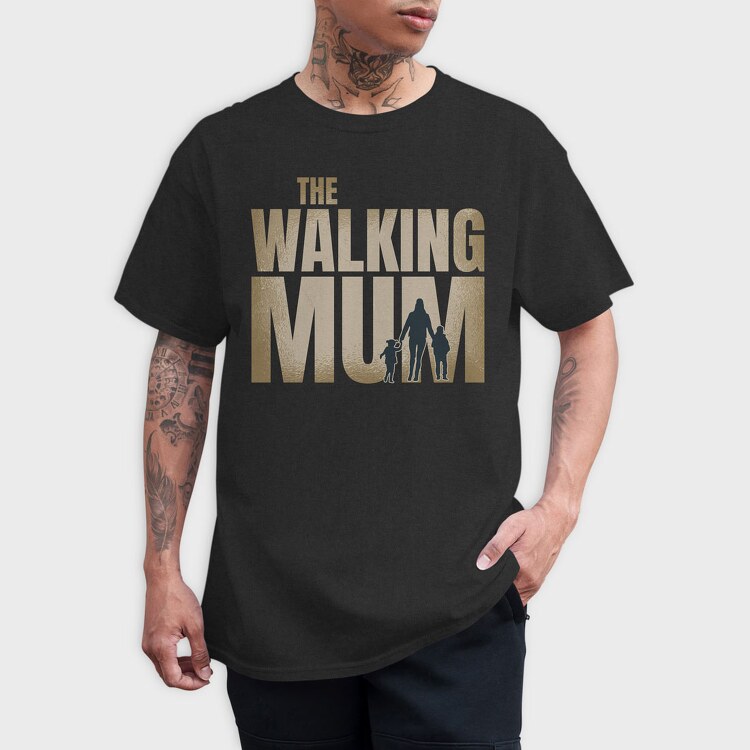 The Walking Mum, Tricou Barbati (Unisex)