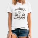 The Woods Are Calling Monochrome, Tricou Barbati (Unisex)