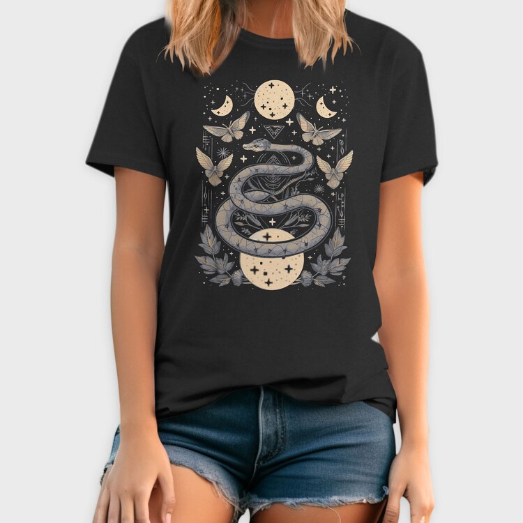 Celestial Snake, Tricou Barbati (Unisex)