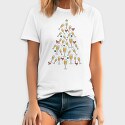 Champagne Christmas Tree, Tricou Barbati (Unisex)