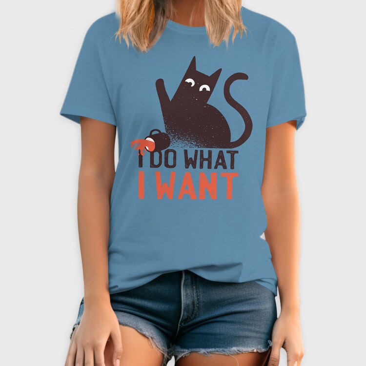 I Do What I Want Cat, Tricou Barbati (Unisex)