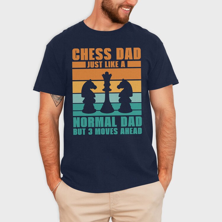 Chess Dad, Tricou Barbati (Unisex)