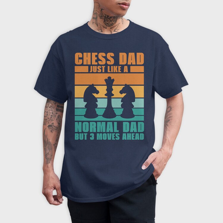 Chess Dad, Tricou Barbati (Unisex)