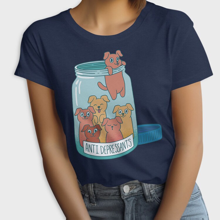 Antidepressants Dogs Jar, Tricou Femei