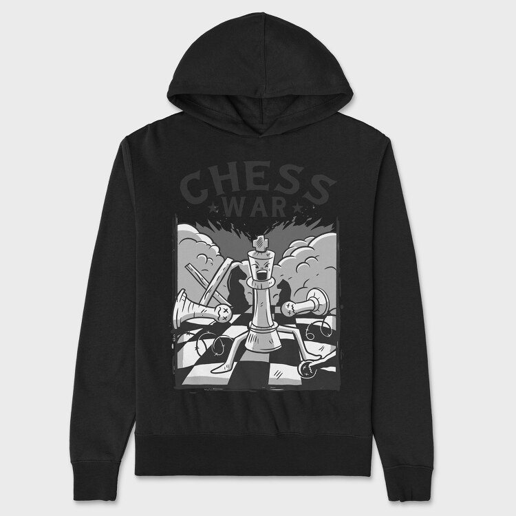 Chess War, Hanorac Oversize Barbati (Unisex)