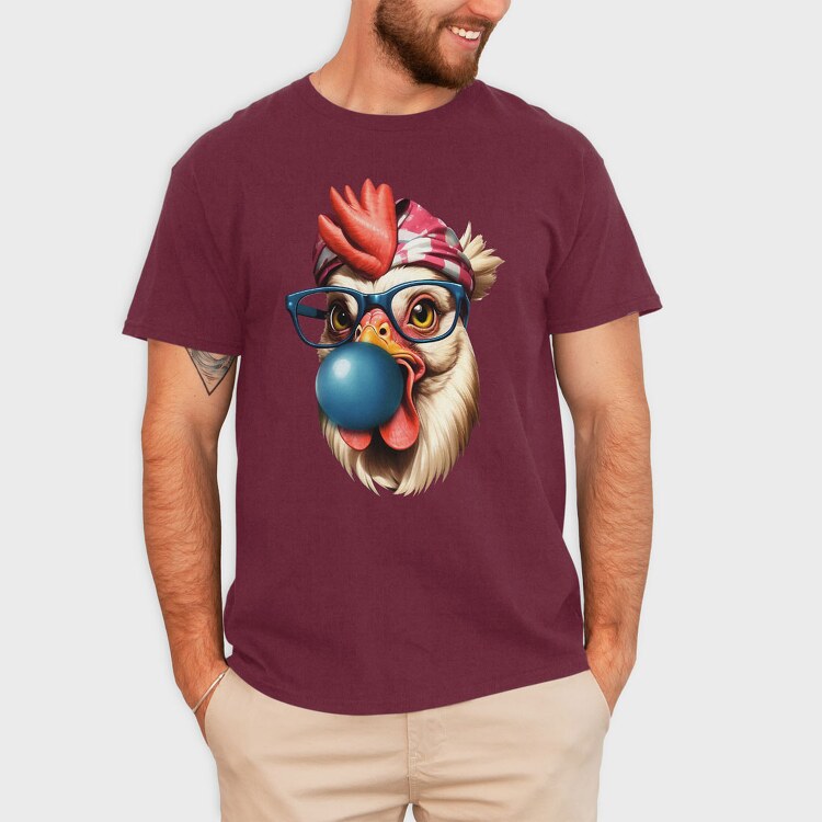 Chicken Bubblegum, Tricou Barbati (Unisex)