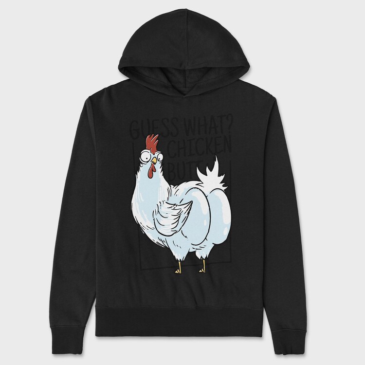 Chicken Butt, Hanorac Oversize Barbati (Unisex)