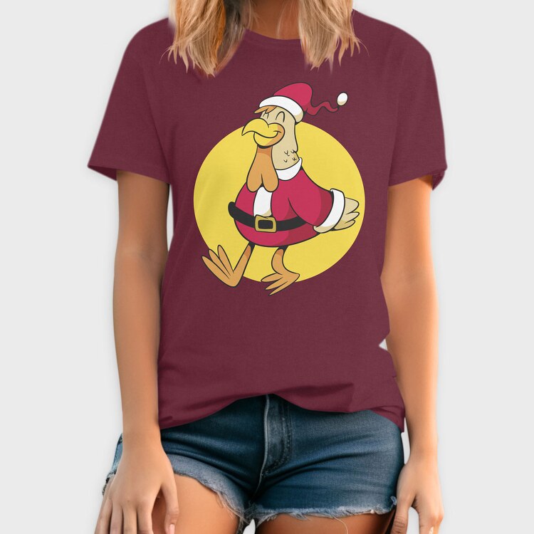 Chicken Santa, Tricou Barbati (Unisex)