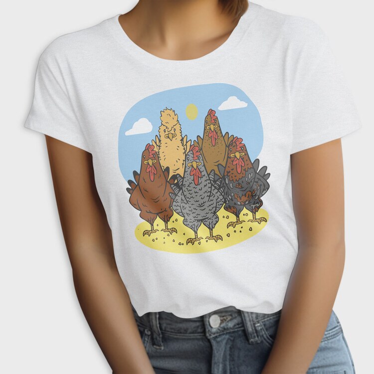 Chicken Slots, Tricou Femei