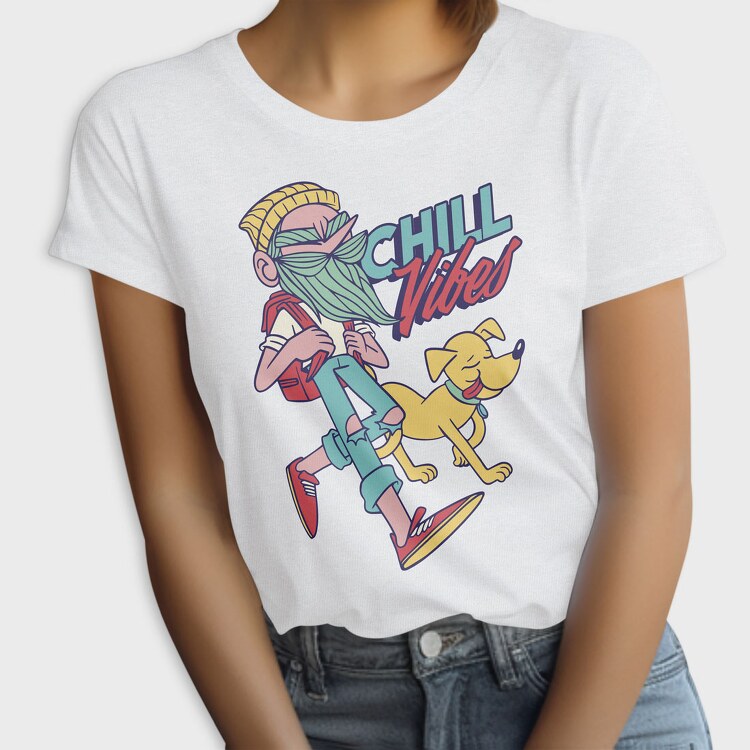 Chill Vibes Hipster, Tricou Femei
