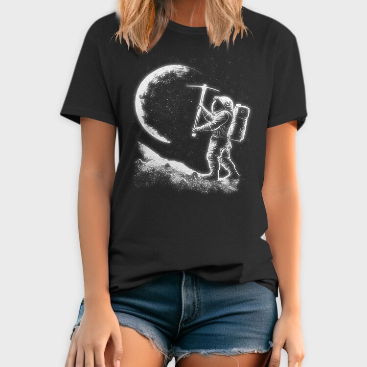 Astronaut Moon Picking, Tricou Barbati (Unisex)