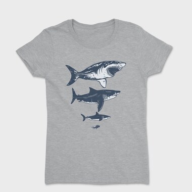 Megalodon Sizes, Tricou Femei
