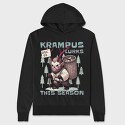 Trend Krampuslurks, Hanorac Oversize Barbati (Unisex)