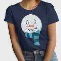 Christmas Snowman Faces 1, Tricou Femei