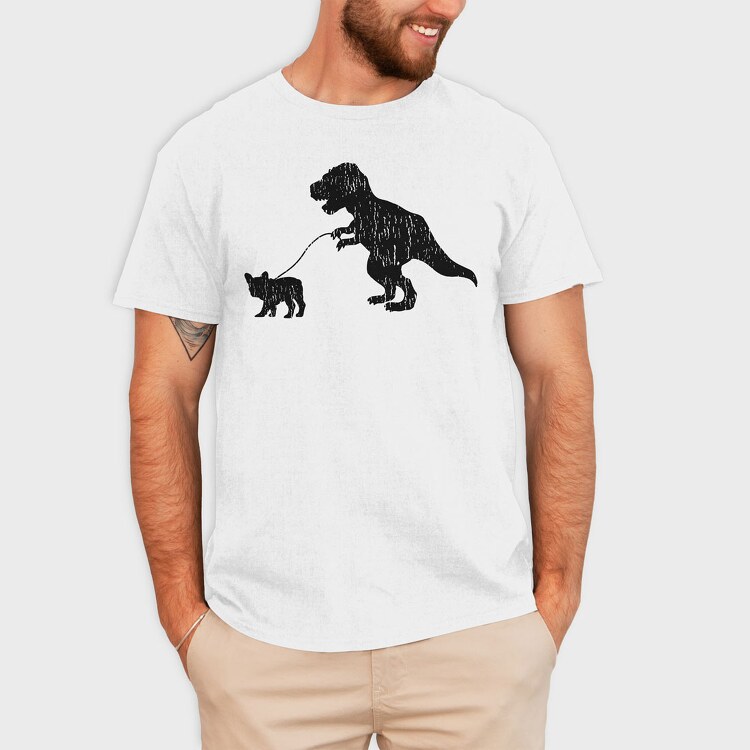 Trex Bulldog, Tricou Barbati (Unisex)