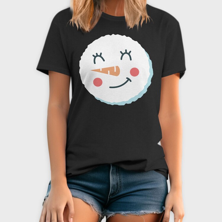 Christmas Snowman Faces 8, Tricou Barbati (Unisex)
