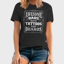 Awesome Dads Tattoos, Tricou Barbati (Unisex)