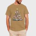 Christmas Tree Beagle, Tricou Barbati (Unisex)