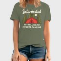 Introvert Camping, Tricou Barbati (Unisex)