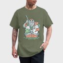 Fisherman and Dog, Tricou Barbati (Unisex)